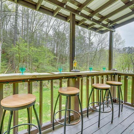 Smoky Mountain Cozy Cove Cabin Deck And Fire Pit! Cosby Eksteriør billede