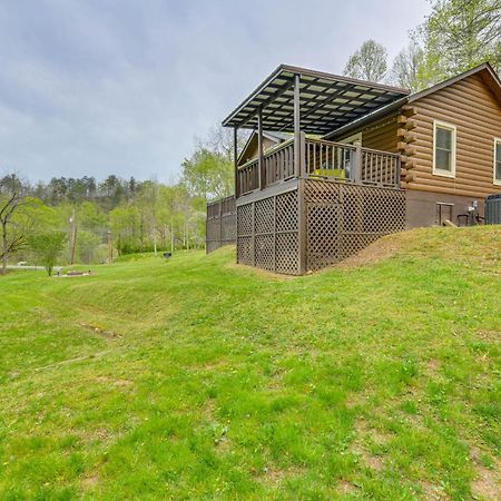 Smoky Mountain Cozy Cove Cabin Deck And Fire Pit! Cosby Eksteriør billede