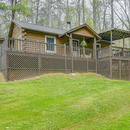 Smoky Mountain Cozy Cove Cabin Deck And Fire Pit! Cosby Eksteriør billede