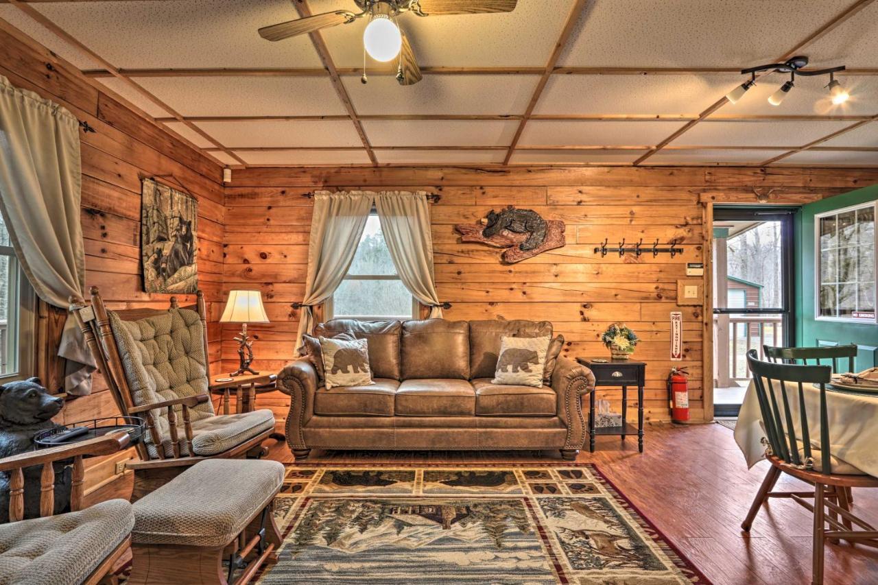 Smoky Mountain Cozy Cove Cabin Deck And Fire Pit! Cosby Eksteriør billede