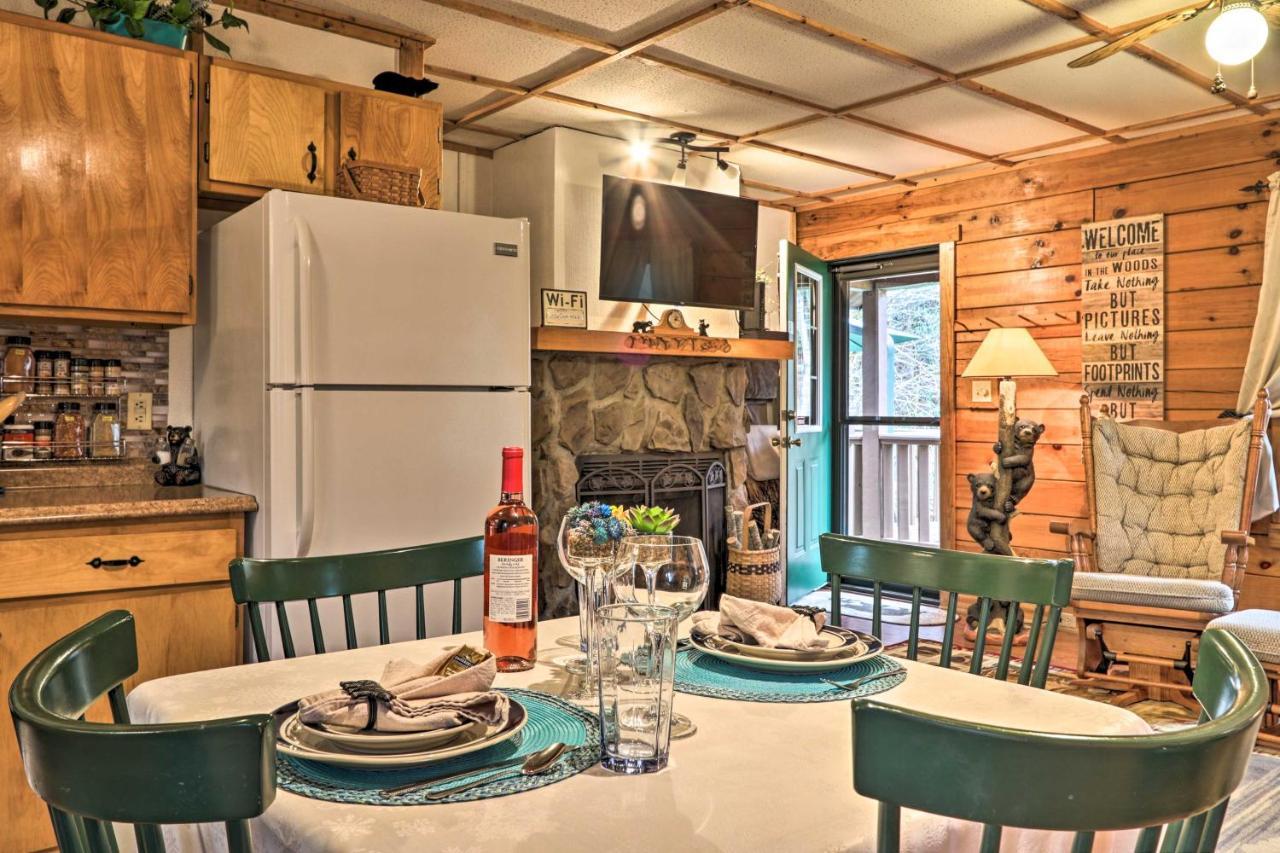 Smoky Mountain Cozy Cove Cabin Deck And Fire Pit! Cosby Eksteriør billede