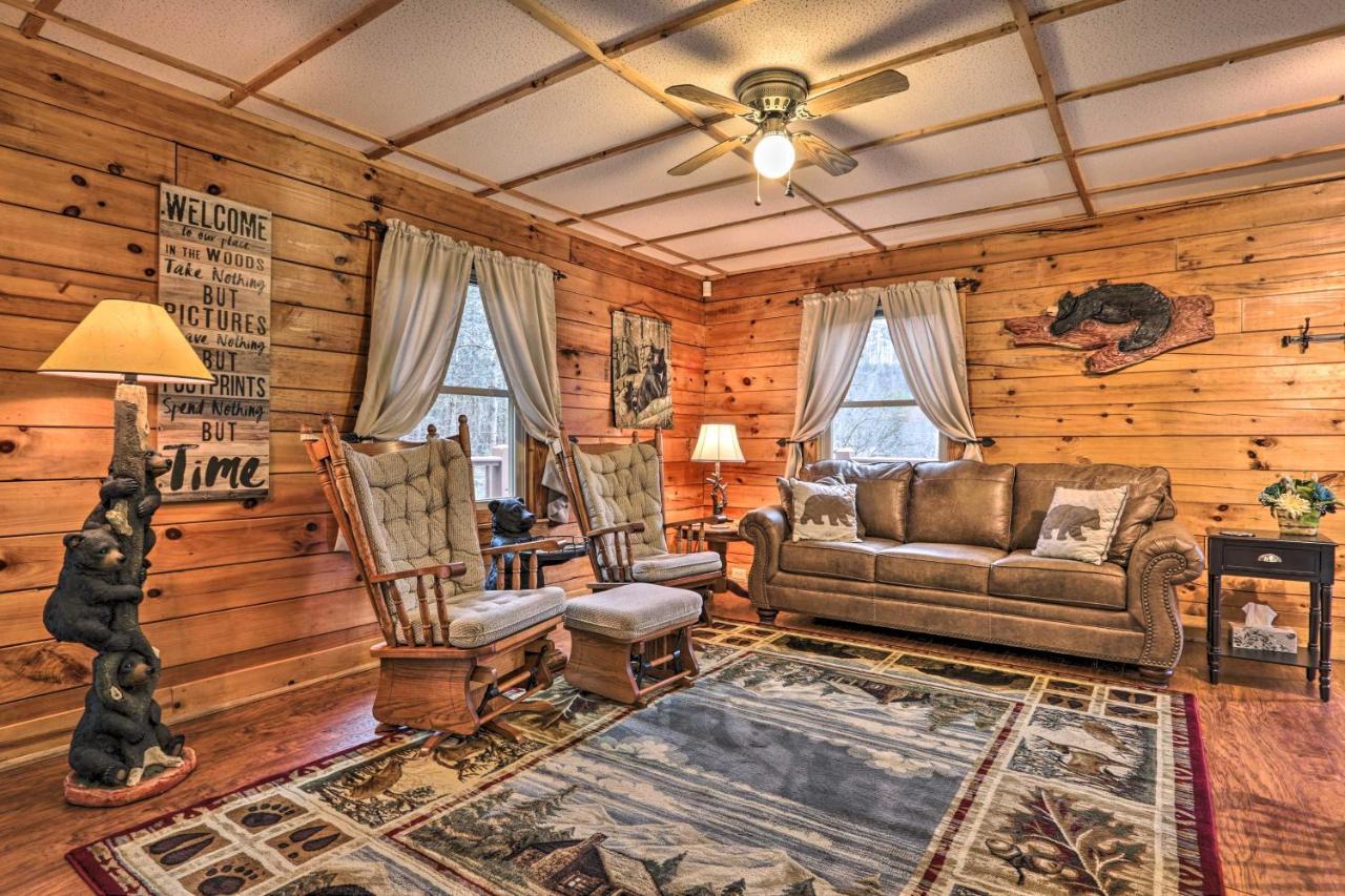 Smoky Mountain Cozy Cove Cabin Deck And Fire Pit! Cosby Eksteriør billede